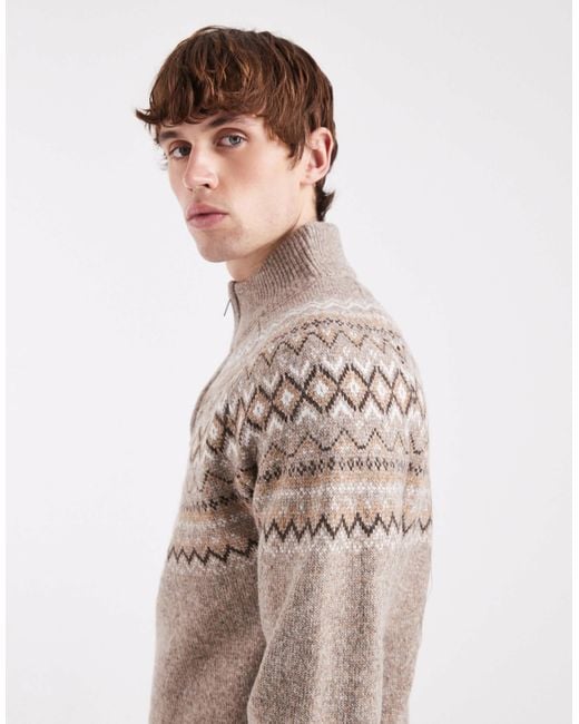 Threadbare – pullover in Natural für Herren
