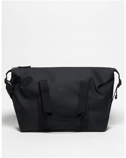 Rains Black 14220 Unisex Waterproof Small Weekend Bag