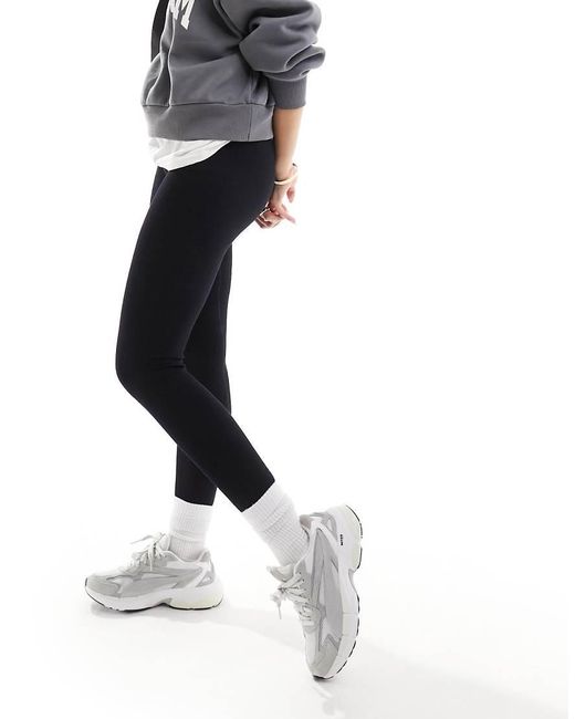 ASOS Naadloze, Geribbelde, Corrigerende Legging in het Black