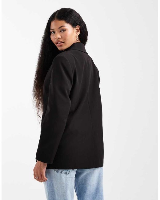 Miss Selfridge Black Oversized Blazer