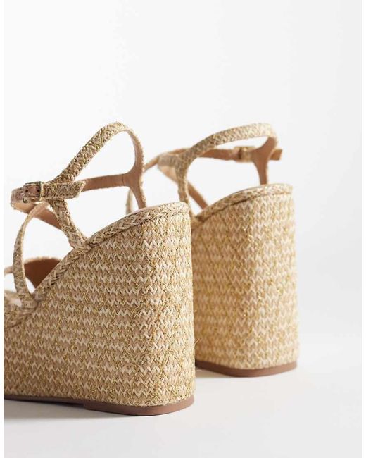 ASOS Natural Trista Espadrille Wedges