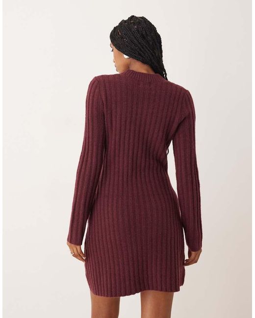 ASOS Knit Structured Mini Dress