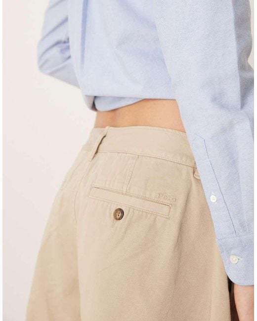 Polo Ralph Lauren White Chino Shorts
