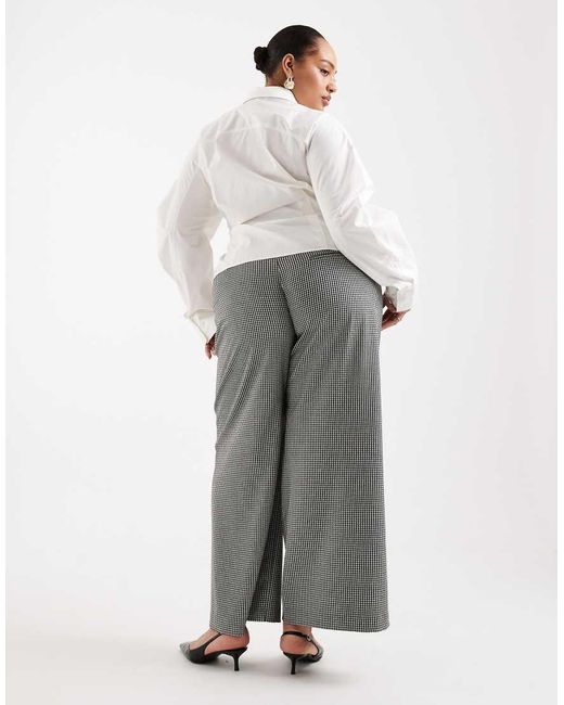 ASOS White Curve Tailored Relaxed Trouser