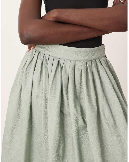 ARRANGE Getextureerde Maxi-Rok Met Zakken in het Natural