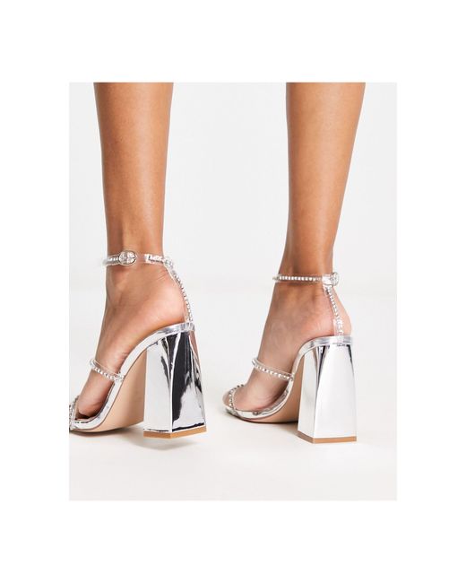 SIMMI Shoes Simmi london – inez – verzierte sandaletten in Mettallic | Lyst  AT