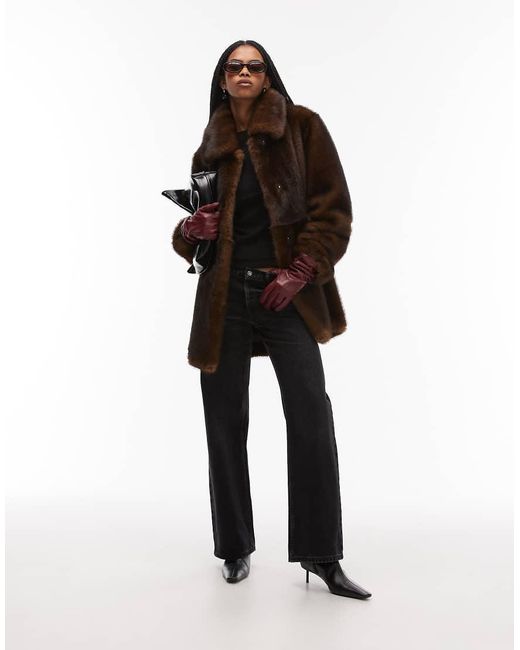 Cappotto di Mango in Brown