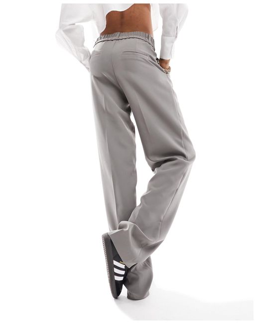 ONLY Black Tailored Straight Leg Dad Trouser