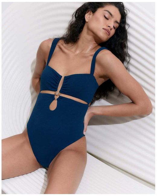 Bluebella Blue Cadiz Wired Swimsuit
