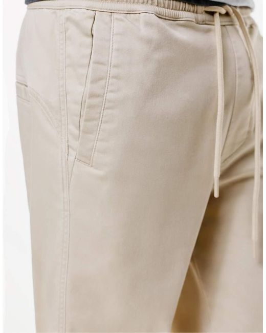 Pull&Bear White Comfort Joggers for men