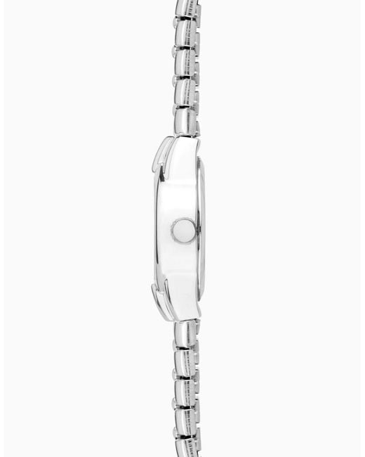 Sekonda White Newton 19Mm Analogue Watch With Case And Stainless Steel Expanding Bracelet With Dial