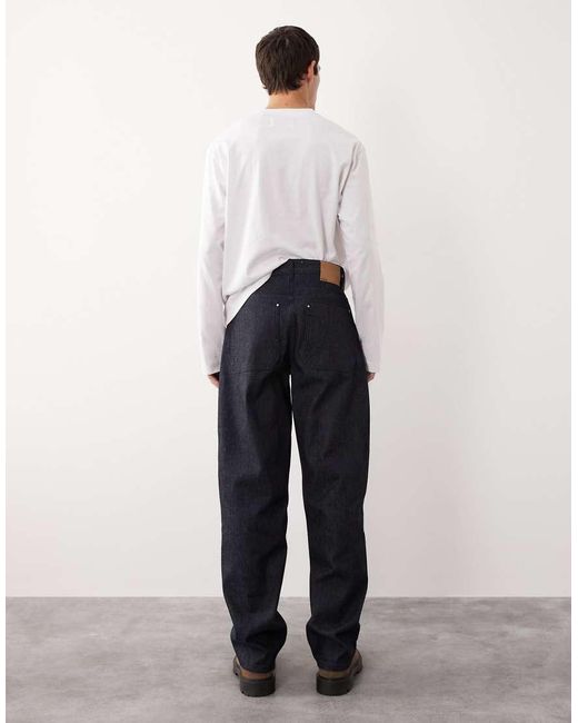ASOS COLLECTIVE Blue Straight Fit Jeans for men