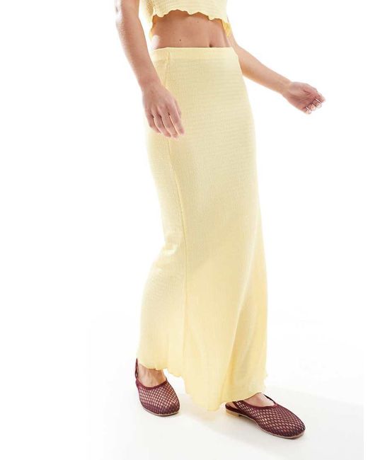 Vero Moda Maxirok Met Textuur in het Metallic