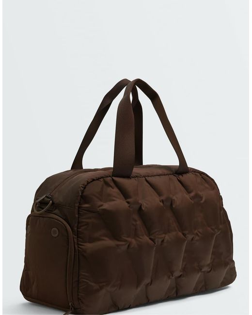 Oysho Brown Padded Technical Sports Bag