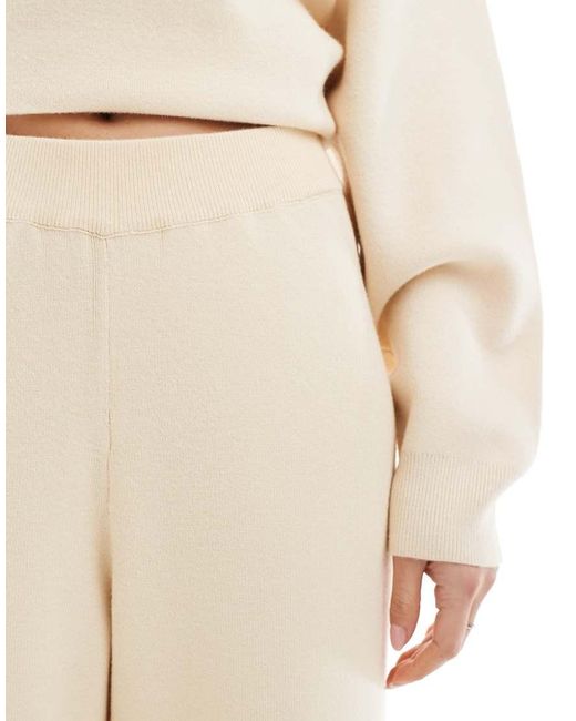 South Beach White Wide Leg Jogger
