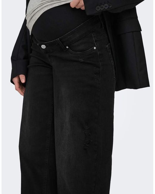 ONLY Black Wide-Fit Jeans