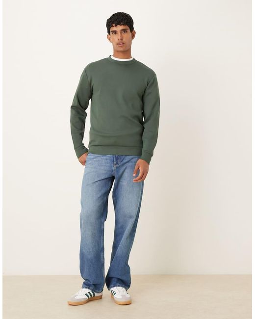 SELECTED Green Sweatshirt for men