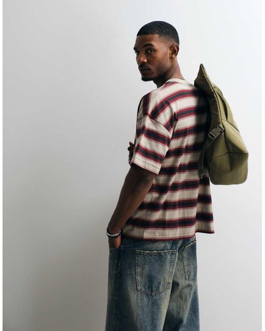 Weekday Gray Oversized T-shirt for men