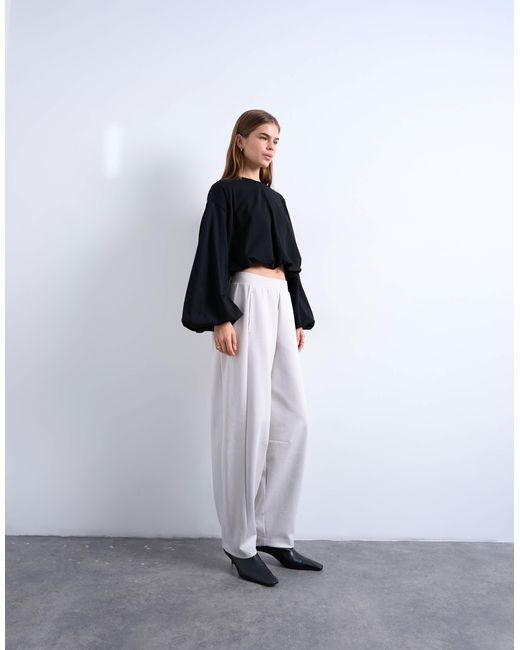 TOPSHOP Black – langärmliges shirt