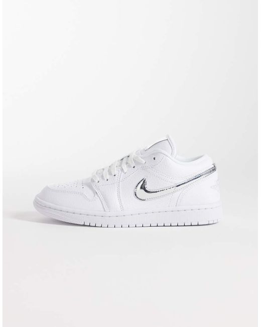 Nike White Nike Air 1 Low Trainers