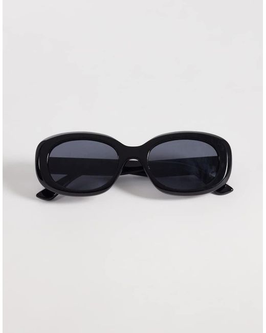 Mango Blue Round Sunglasses