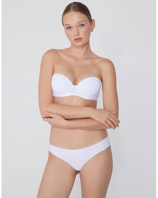 Tezenis Blue Madrid Super Padded Bandeau Bra