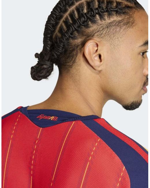 Adidas Originals Red Spain 26 Home Authentic Jersey for men