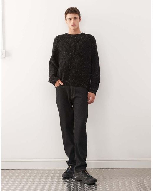 Maglione Oversize di Weekday in Black da Uomo