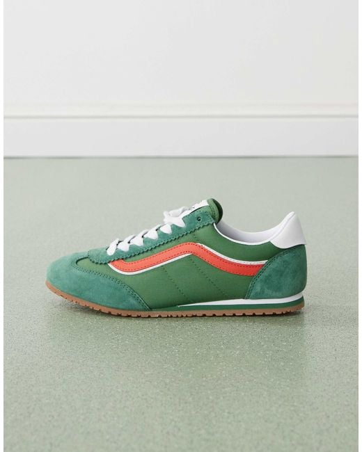 Vans Green Super Lowpro Sneakers
