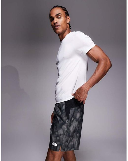 The North Face Gray 24/7 Logo 7" Short for men