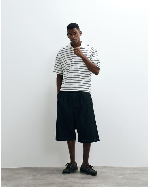 ASOS Multicolor Oversized Striped Polo for men