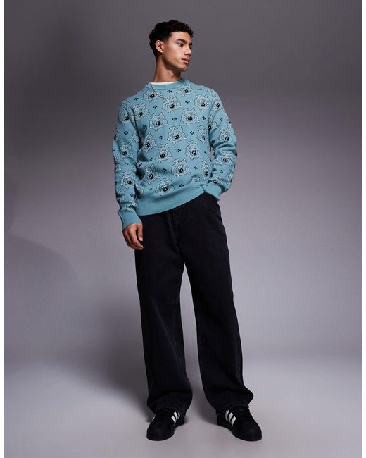 ICECREAM – strickpullover in Blue für Herren