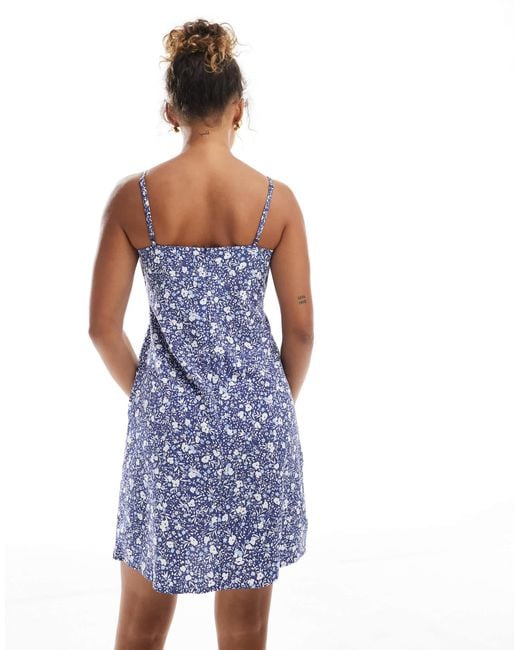 ONLY Blue Cami Mini Dress