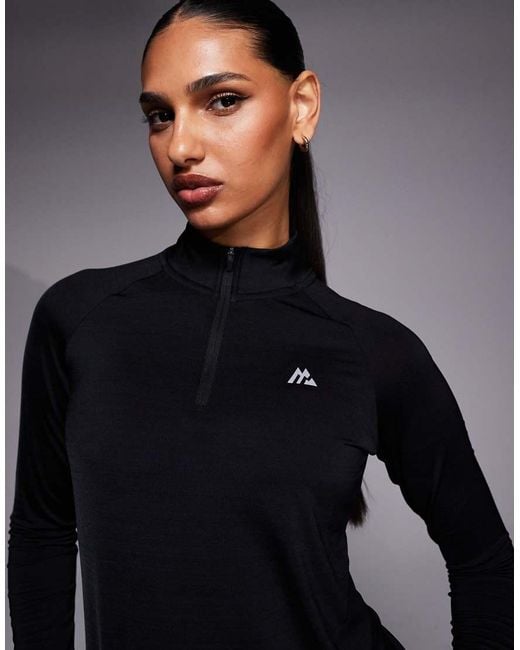 MONTIREX Gray Breathe Half Zip Top