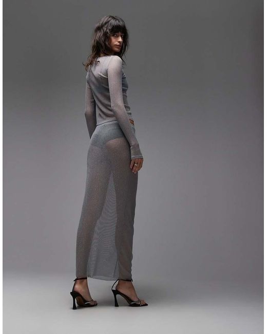 Gonna Lunga di ASOS in Gray