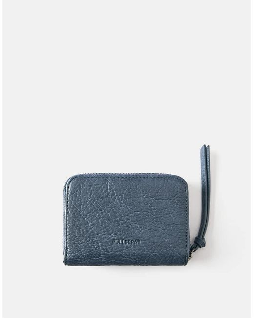 Pull&Bear Blue Studded Wallet