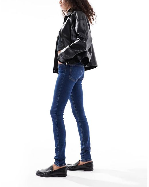 Miss Selfridge Blue Skinny Jeans