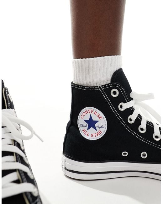 Converse White Chuck Taylor All Star Hi Canvas Sneakers