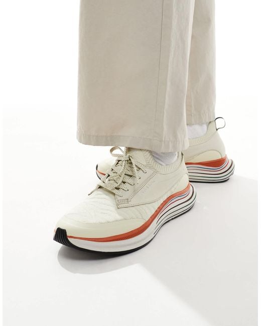 Paul Smith White Paul Smith Chunky Logo Trainers With Stripe Sole for men