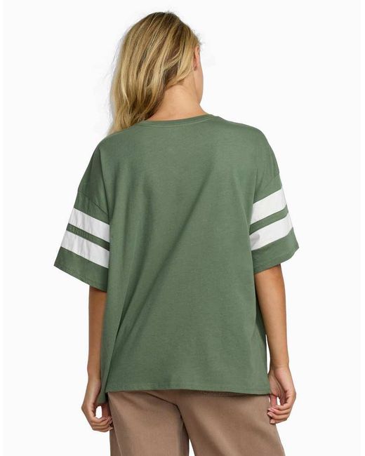 RVCA Green Ksl Baggie Oversized T-Shirt