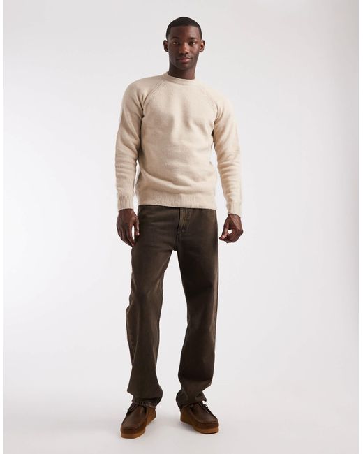 Pull ras Threadbare pour homme en coloris Natural