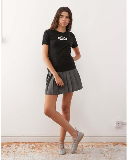Adidas Originals Black Ribbed 00's Tee