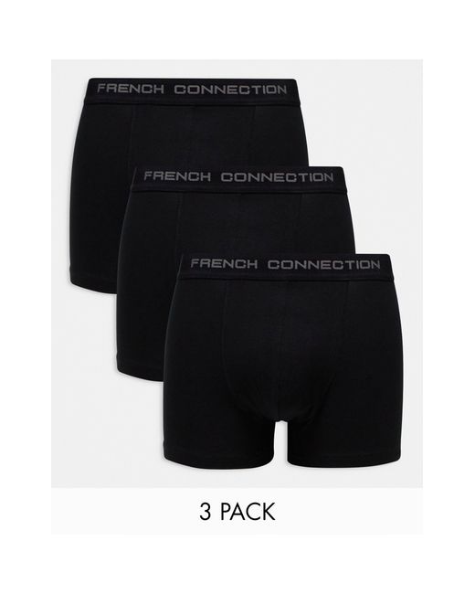 Pack French Connection de hombre de color Black