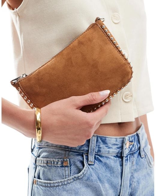 Stradivarius Blue – kleine tasche aus wildlederimitat