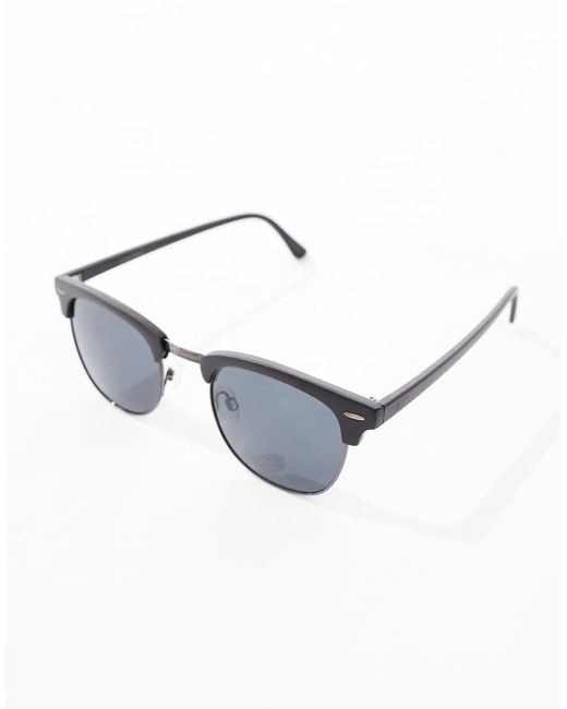 Occhiali Da Sole Con Montatura Rétro Neri di Jack & Jones in Black da Uomo