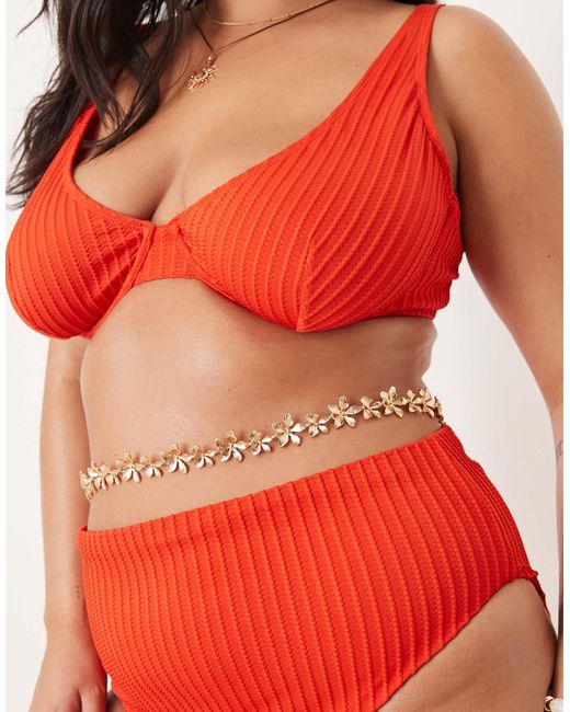 Asos design curve - chaîne ASOS en coloris Red