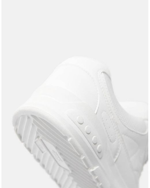 Pull&Bear White Multi-Panel Skate Trainers for men