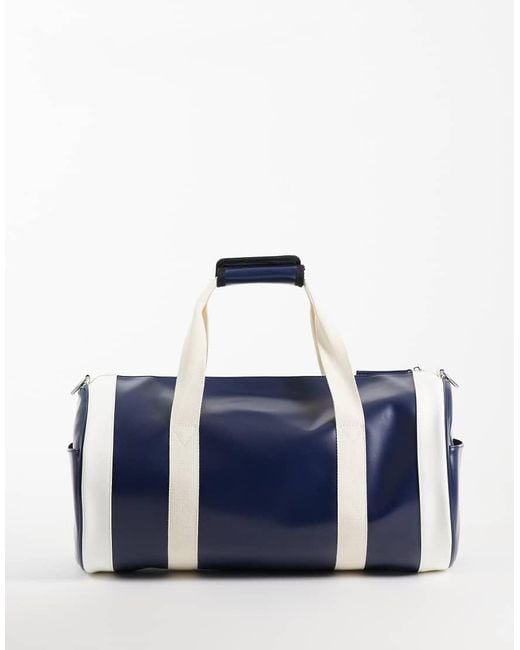 ASOS Blue Barrel Duffle Bag for men