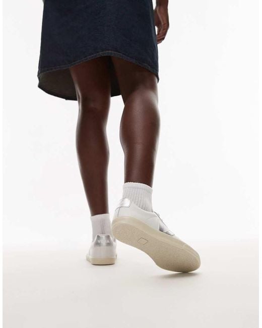 Veja White Esplar Logo Trainer