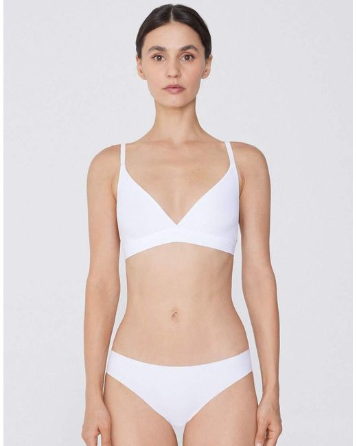 Tezenis White Lisbon Microfibre Triangle Bra